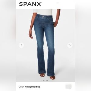 SPANX Women's Flare Jeans in Authentic Blue Sz S